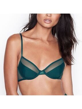 Victoria's Secret Very Sexy Unlined Mesh Demi Bra